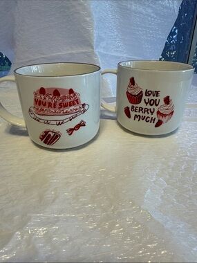 Opal House You're Sweet & love you berry much 15oz Coffee Mug Cup Stone Wear